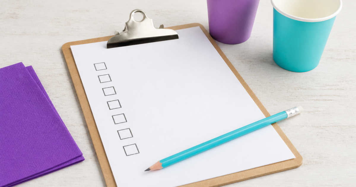 Den ultimata checklistan för barnkalas